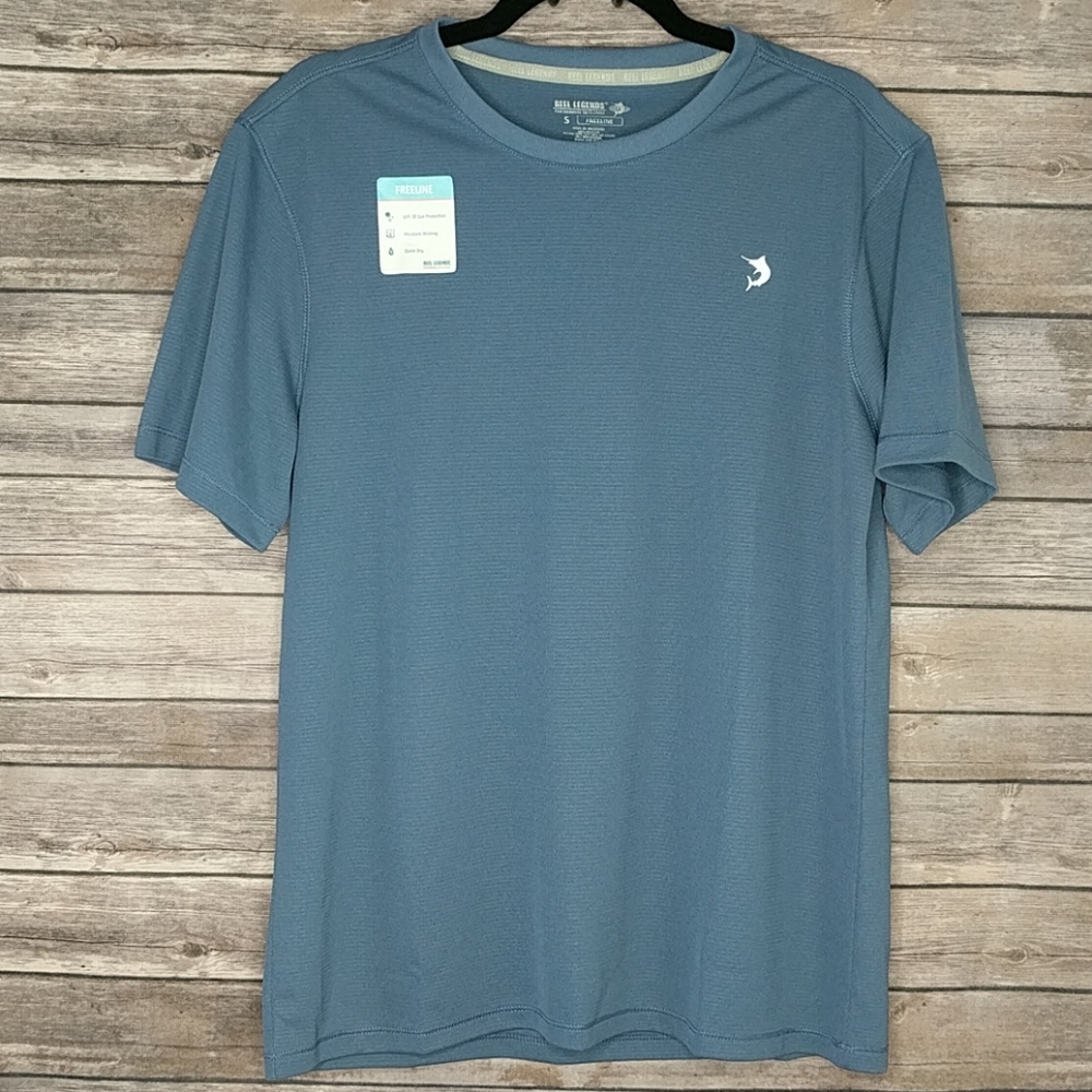 REEL LEGENDS Freeline Shirt Blue Size Small